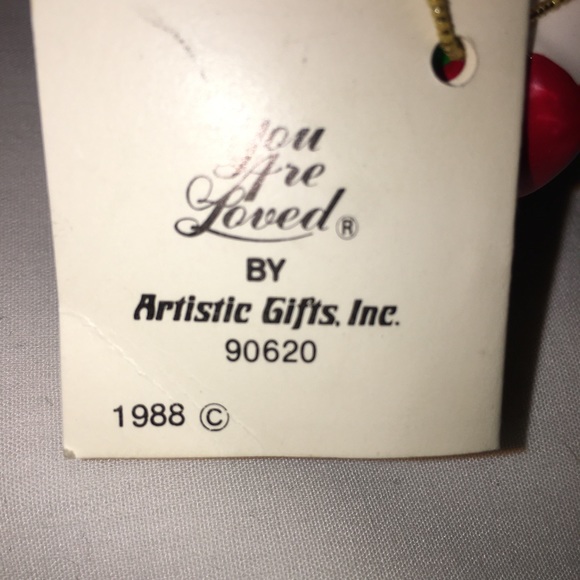 Vintage Bear Christmas Ornament You Are Loved - Picture 4 of 6